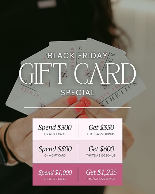 Black Friday gift card promotion with bonus offers